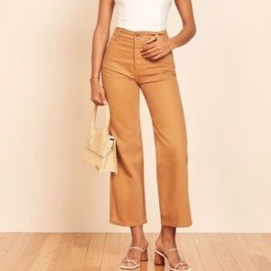 Reformation Marine Jeans in Butterscotch